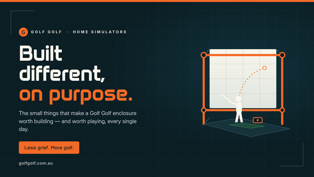 What's actually different about a Golf Golf enclosure (and why it matters for your game)